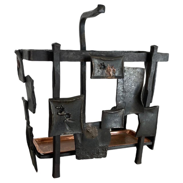 Hollywood Regency Sculptural Umbrella Stand, Germany, 1950s For Sale