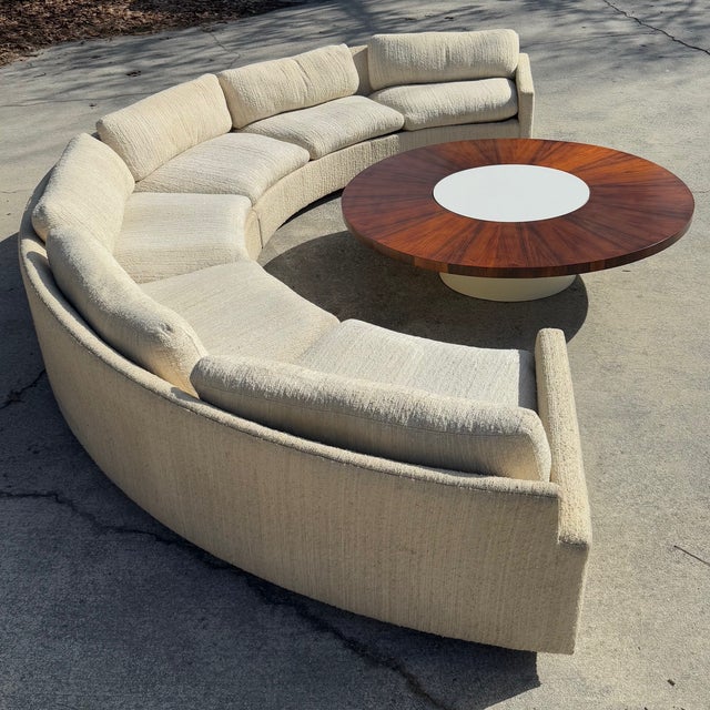 Large Rosewood Milo Baughman for Thayer Coggin Environment 70 Rotating Coffee Table For Sale - Image 12 of 12