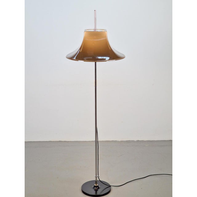 Brown Vintage Space Age Floor Lamp by Willem Hagoort for Hagoort, 1970s For Sale - Image 8 of 14