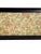 Antique English Glass Top Wood Tray With Brass Handles and Brocade Fabric For Sale - Image 6 of 16