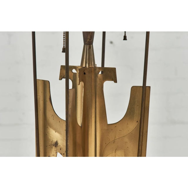 Tommi Parzinger Brass Lamp, 1955 For Sale - Image 4 of 8