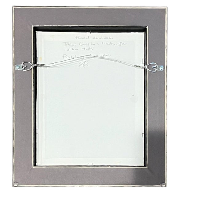 Impressionist Impressionist English Oil Painting, Signed & Framed For Sale - Image 3 of 3