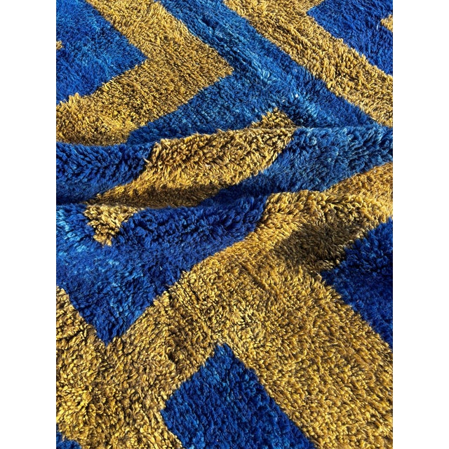 Moroccan Mrirt Beni Ouarain Wool Rug, 1990 For Sale - Image 6 of 15