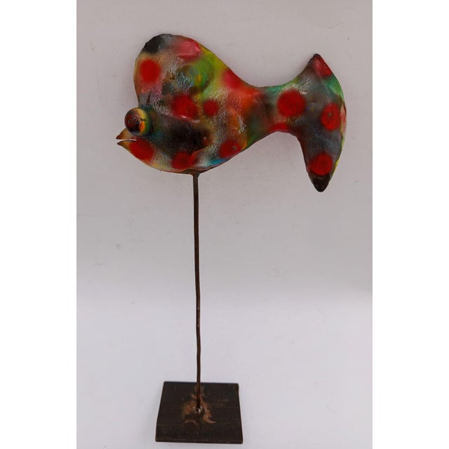 2000 - 2009 Metal Fish Sculpture by Giovanni Tamburelli, 2000s For Sale - Image 5 of 10