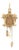 Vintage 14k Gold Cuckoo Clock Charm For Sale