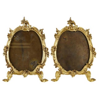 Napoleon III Bronze Photo Frames, Set of 2 For Sale