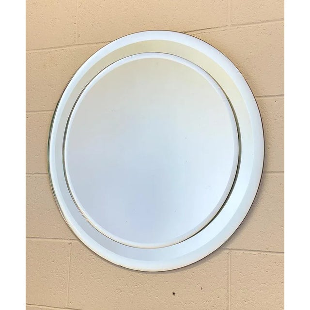 Vintage Round Mirror, 1970s For Sale - Image 6 of 8