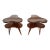 Pair of Mid-Century Three Leaf Clover / Cloud Side Tables For Sale