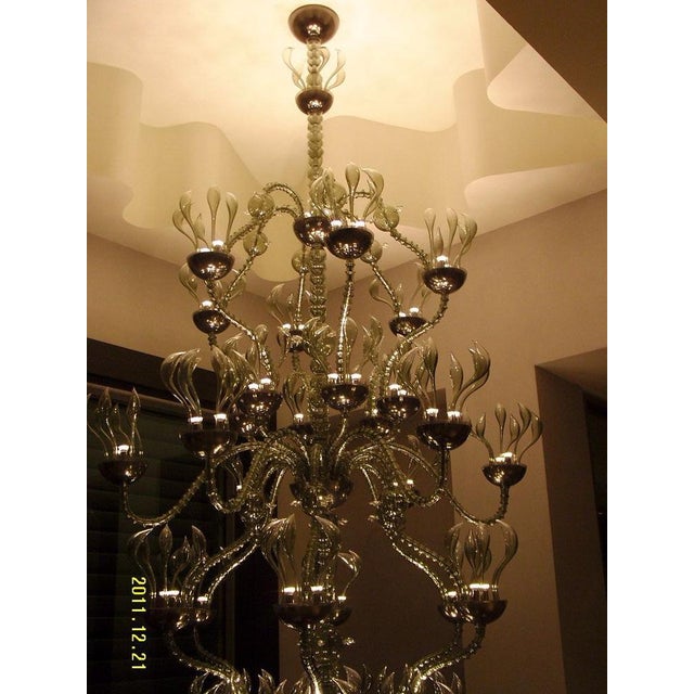 Murano Scenic Hanging Light by Vetrarti For Sale - Image 11 of 18