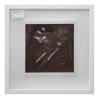 Umberto Mastroianni, Untitled, 1993, Oil Painting on Cardboard For Sale