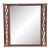 Mid-Century Italian French Riviera Style Bamboo & Rattan Wall Mirror Styled After Franco Albini For Sale