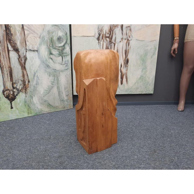 1920s Anthroposophical Basswood Sculpture in the Dornach Style, 1940s For Sale - Image 5 of 12