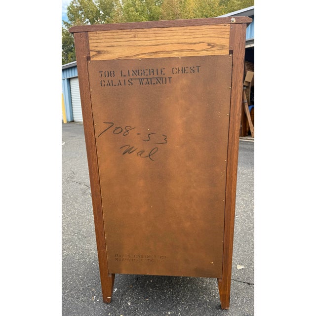 Wood 1970s Vintage French Provincial Lingerie Chest/Highboy Dresser For Sale - Image 7 of 10