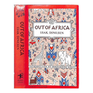 "Out of Africa" Book 1952 Dinesen, Isak