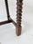 19th Century Rustic Farmhouse Bobbin Turned Ottoman with Upholstered Seat For Sale - Image 9 of 13