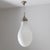 Metal Opal Glass Suspension Lamp For Sale - Image 7 of 7