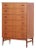 Arne Vodder Six Drawer Teak Highboy Dresser For Sale