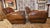 Pair of 1930's French Art Deco, Cognac Leather Chairs With Nail Head Decoration For Sale - Image 11 of 18