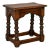 19th Century English Oak Joint Stool For Sale