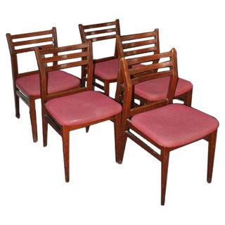 Dining Chairs, 1970s, Set of 5 For Sale