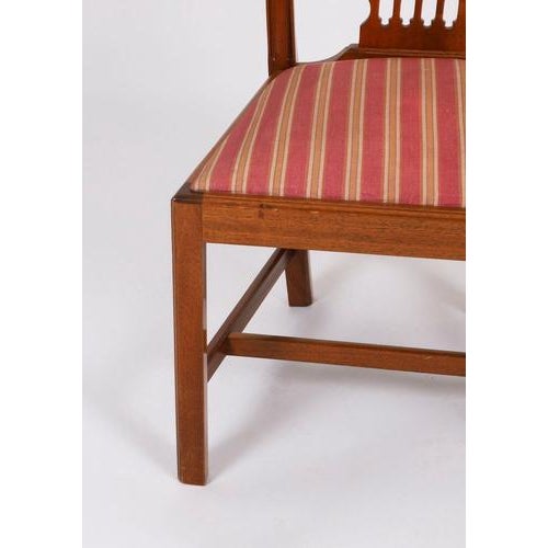 Vintage Oval Dining Table and Shield Back Chairs by William Tillman, 1980s, Set of 7 For Sale - Image 17 of 18