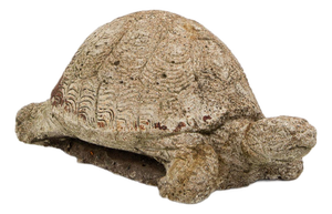 Vintage Reconstituted Stone Tortoise or Turtle Garden Ornament, England 1970s