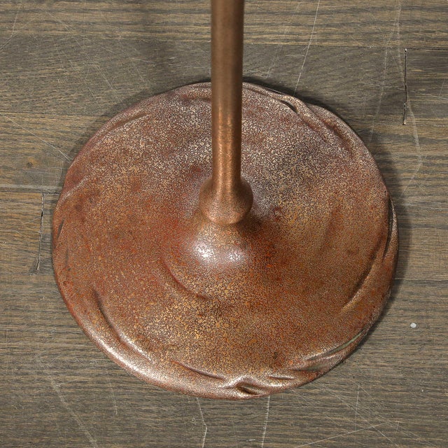 Metal Art Deco Gilt Bronze Smoking Stand Signed Tiffany Studios New York #1649 For Sale - Image 7 of 18