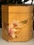 Orange 1960s Chinese Grasshopper and Florals Wooden Box For Sale - Image 8 of 8
