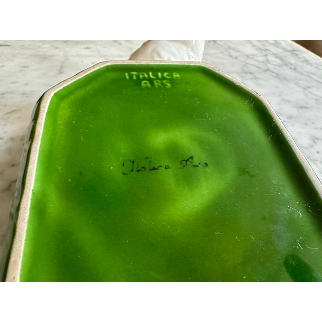 Vintage Italian Ceramic Lidded Box with and Dove Accent, 1970s For Sale - Image 4 of 9