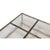 Modern Square Cocktail Table in Aged Brass and Cast Glass For Sale - Image 11 of 12