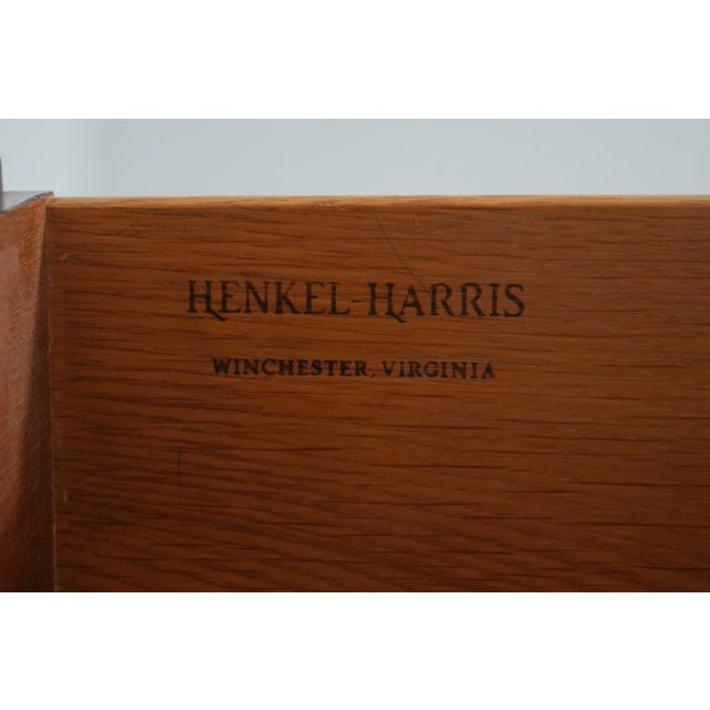 Pair of Henkel Harris Model 117 Mahogany Chest Nightstands For Sale - Image 17 of 18