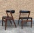 Pair of T21 model chairs, also known as the "Fire" Chair, Attributed to Kai Kristiansen from Denmark. These chairs really...