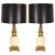 Stiffel Brass and Ceramic Table Lamps - a Pair For Sale
