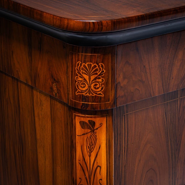 Biedermeier Marquetry Chest of Drawers, Italy, 19th Century For Sale - Image 10 of 14