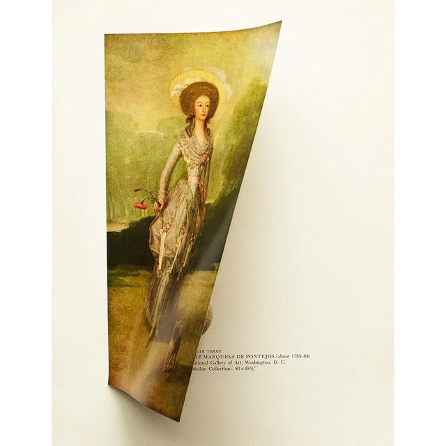 1950s After Goya "The Marquesa De Pontejos", Vintage First Edition Photogravure For Sale - Image 4 of 8