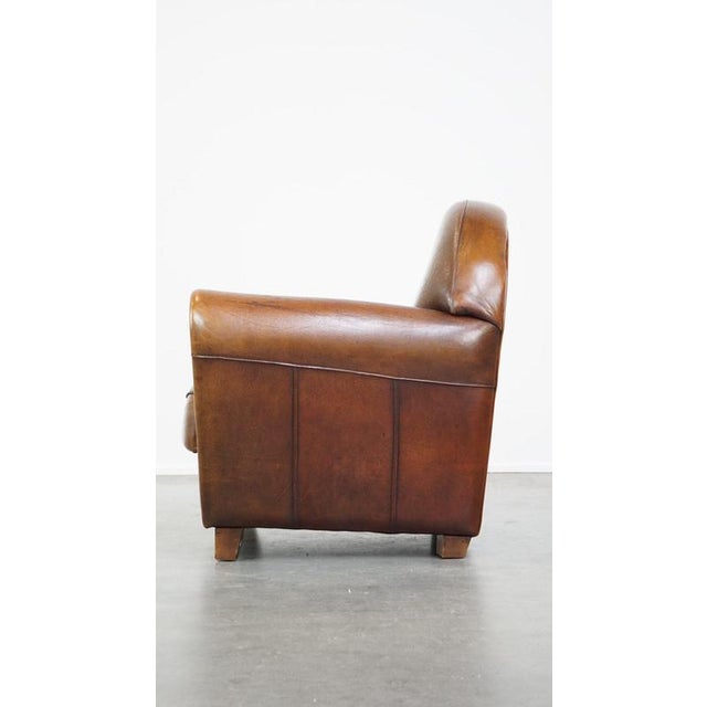 Armchair in Sheep Leather For Sale - Image 5 of 15