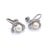 2000 - 2009 Mikimoto Estate Akoya Pearl Clip on Earrings Sterling Silver 3.53 Grams, A Pair For Sale - Image 5 of 14