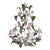 1950s Porcelain Floral Roses Flower Chandelier, 1950s For Sale - Image 5 of 5