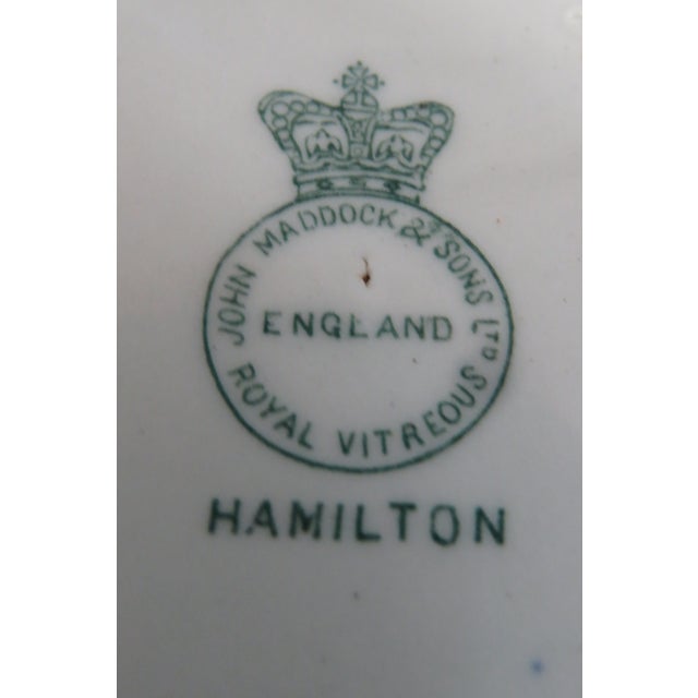 Early 20th Century John Maddock and Sons Hamilton Royal Vitreous Green Lidded Turreen Dish For Sale - Image 10 of 17