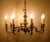 Eight-Arm Chandelier in White Brass For Sale - Image 3 of 9