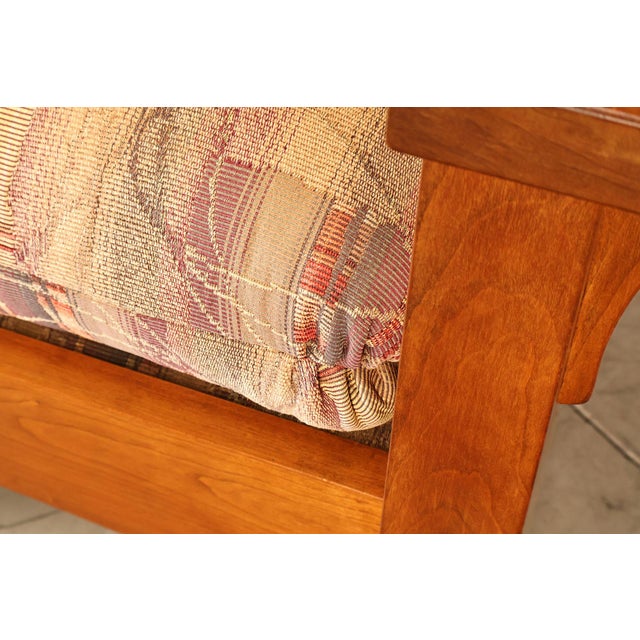 Stickley Mission Collection Cherry "Gus" Morris Chair For Sale - Image 13 of 18
