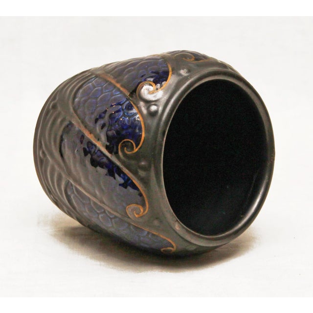 Vintage Art Deco Cachepot in Ceramic, 1920s For Sale - Image 4 of 7