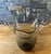 Early 21st Century Casamotion Smokey Gray Art Glass Vase With Swirl Design and Ruffled Lip For Sale - Image 5 of 12