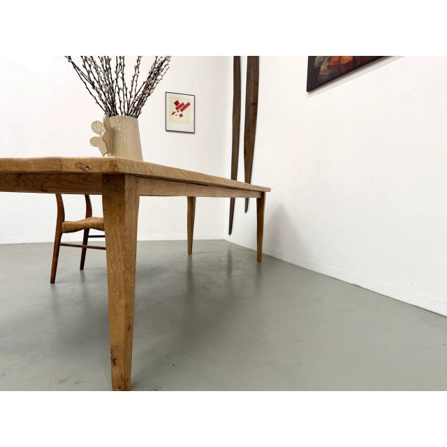 Large Oak Dining Table, 1950s For Sale - Image 14 of 18