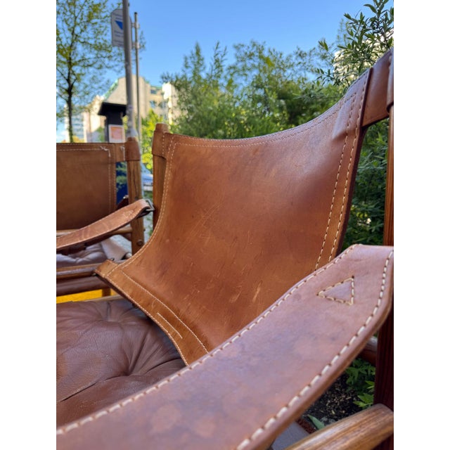 Mid-Century Sirocco Safari Armchair by Arne Norell, 1960s For Sale - Image 9 of 13
