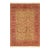 Shabby Chic 1990's Pak-Persian Green/Burgundy Wool Rug - 6'2'' X 8'9'' For Sale