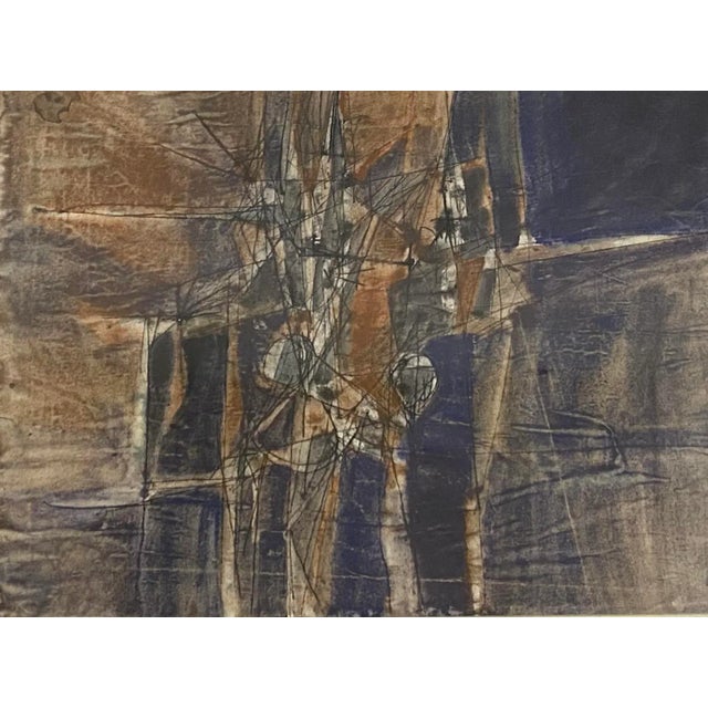 Robert Andrew Parker Mid Century "Abstraction" Original Watercolor C.1960 Watercolor dimensions 24" wide x 16" high The...