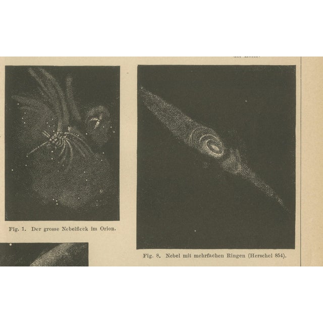 Antique Cosmos Study of Nebulae Nebelflecke, 1890s For Sale - Image 5 of 9