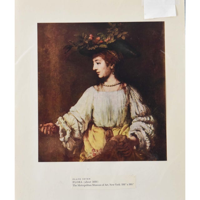 This professional museum art print depicts one of Rembrandt’s most celebrated mythological portraits, "Flora." The subject...