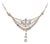 1910s Edwardian Diamond 18k Yellow Gold and Platinum Necklace For Sale